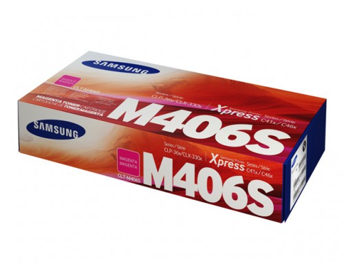 SAMSUNG CLT-M406S&sol;ELS Magenta Toner Crtg