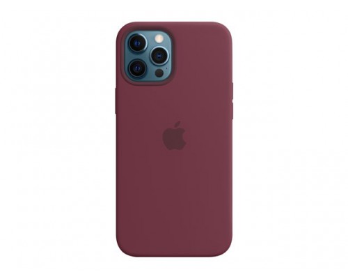 APPLE iPhone 12 Pro Max Silicone Case with MagSafe - Plum