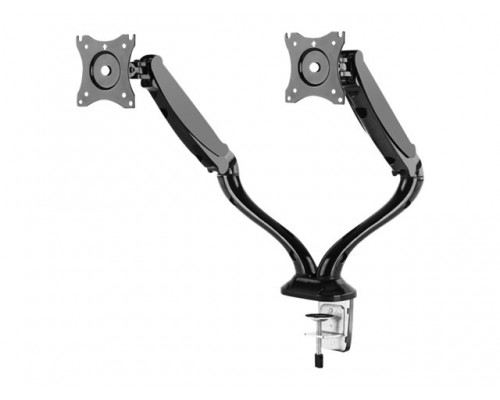 NEOMOUNTS BY NEWSTAR Desk mount 10 � 27inch 2 screens Black Max 12kg
