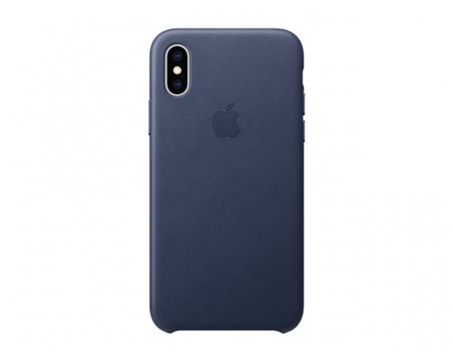 APPLE iPhone XS Max Leather Case Midnight Blue