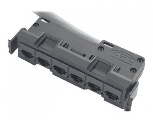 APC Data Distribution Plastic Snap-in Panel NetShelter SX to wire Network-Cabling between Racks