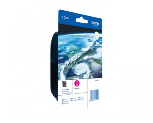 BROTHER LC-985 inktcartridge magenta standard capacity 260 paginas 1-pack blister zonder alarm