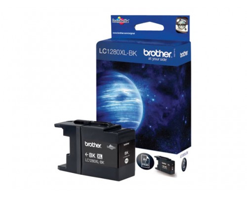 BROTHER LC-1280 inktcartridge zwart extra high capacity 2&period;400 paginas 1-pack blister zonder alarm