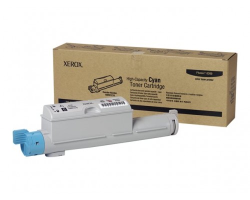 XEROX Phaser 6360 tonercartridge cyaan high capacity 12&period;000 pagina s 1-pack
