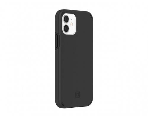 INCIPIO Two-Piece Case for iPhone 12&sol;12 Pro - Black&sol;Black