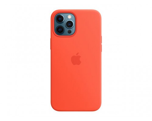 APPLE iPhone 12 Pro Max Silicone Case with MagSafe - Electric Orange