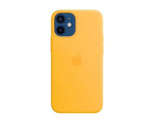 APPLE iPhone 12 mini Silicone Case with MagSafe - Sunflower