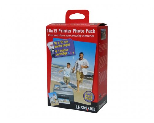 LEXMARK 35 ink cartridge colour standard capacity 1-pack &plus;photo 100x150mm 120 sheets