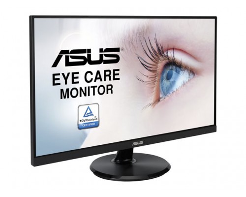 ASUS VA24DQ 23&period;8inch Monitor FHD 1920x1080 IPS 75Hz Frameless DP HDMI D-Sub Flicker free Low Blue Light TUV certified