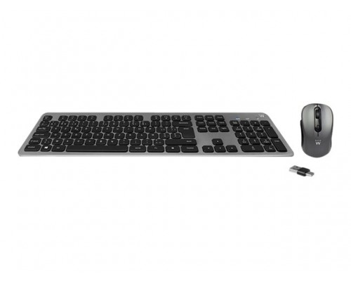 EWENT Wireless scissor keyboard and mouse bundle BE lay-out