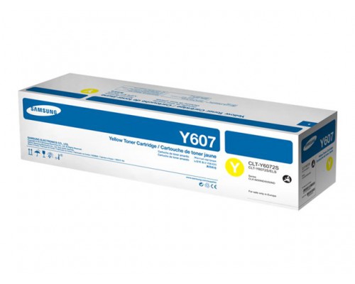 SAMSUNG CLT-Y6072S&sol;ELS Yellow Toner Cartridge