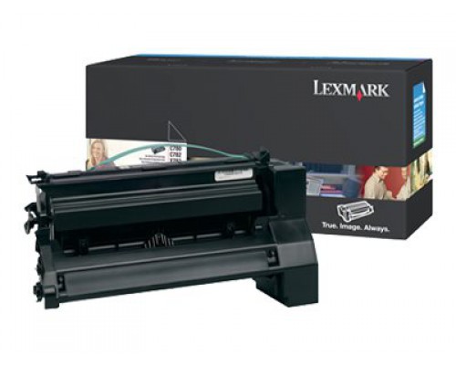 LEXMARK C782&comma; X782e tonercartridge zwart standard capacity 6&period;000 pagina s 1-pack