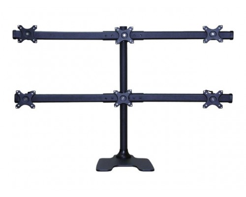 NEOMOUNTS BY NEWSTAR FPMA-D700DD6 Flat Screen Desk Mount stand&sol;grommet 10-27inch