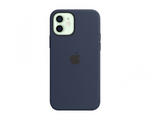 APPLE iPhone 12&sol;12 Pro Silicone Case with MagSafe - Deep Navy