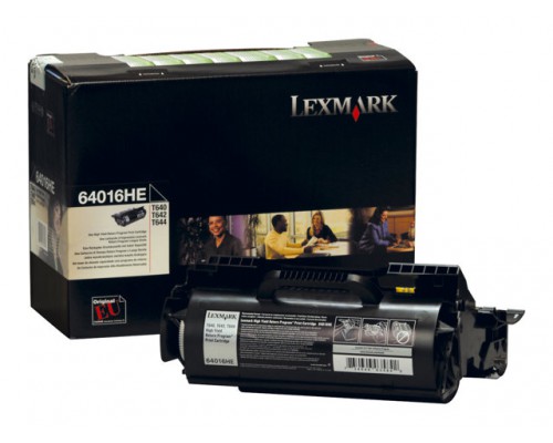 LEXMARK T640&comma; T642&comma; T644 tonercartridge zwart high yield 21&period;000 pagina s 1-pack return program