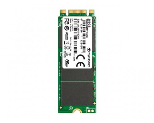 TRANSCEND 256GB M&period;2 2260 SSD SATA3 MLC