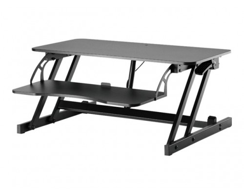 NEOMOUNTS BY NEWSTAR NS-WS200BLACK Workstation - sit-stand workplace height adjustment&colon; 15-40