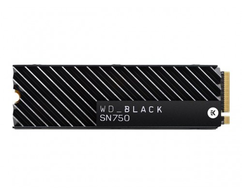 WD Black SSD SN750 Gaming 2TB PCIe Gen3 8Gb&sol;s M&period;2 High-Performance NVMe SSD Bulk with heatsink