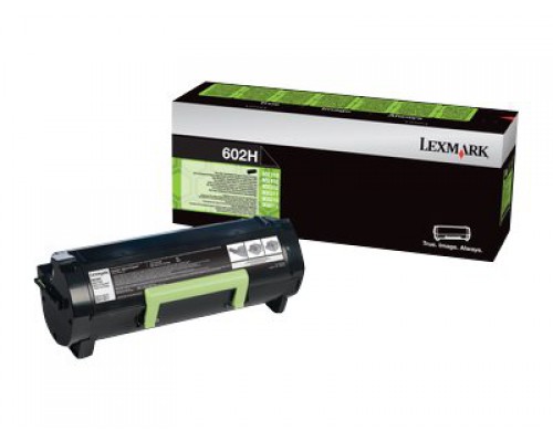 LEXMARK 602HE toner cartridge black standard capacity 10&period;000 pages 1-pack corporate