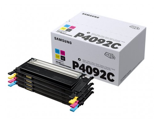 SAMSUNG CLT-P4092C&sol;ELS 4-pk CYMK Toner Cr