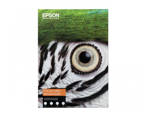 EPSON Fine Art Cotton Textured Bright A4 25 Sheets