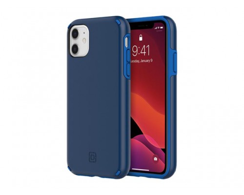INCIPIO Two-Piece Case for iPhone 11 & iPhone XR - Dark Blue&sol;Classic Blue