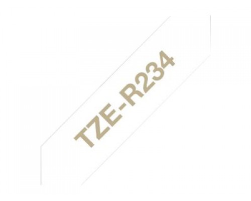 BROTHER textile tape gold&sol;white 12mm&sol;4m