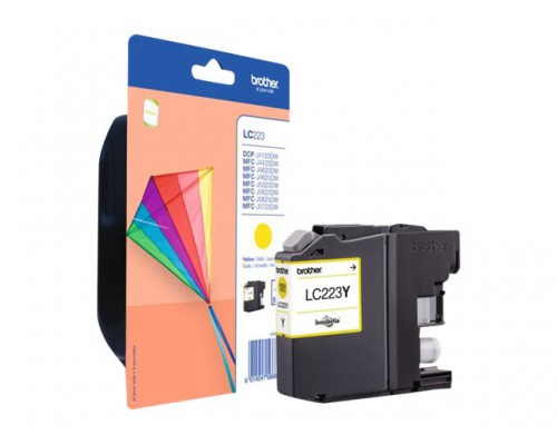 BROTHER LC-223 inktcartridge geel standard capacity 550 pagina s 1-pack