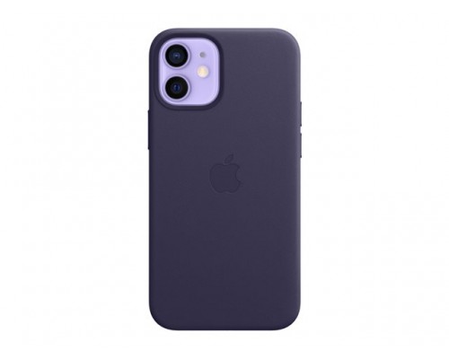 APPLE iPhone 12 mini Leather Case with MagSafe - Deep Violet