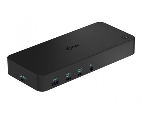 I-TEC USB 3&period;0&sol;USB-C&sol;Thunderbolt 3x 4K Docking Station 3xHDMI 2xDP 1xGLAN 2xUSB-C 2xUSB 3&period;0 1x3&period;5mm Combo Audio&sol;Mic PD 70W