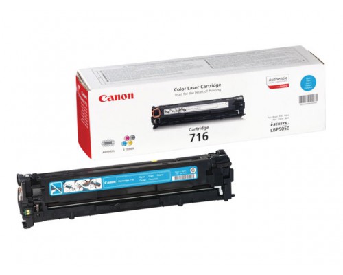 CANON 716 tonercartridge cyaan standard capacity 1.500 paginas 1-pack