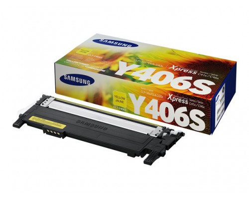SAMSUNG CLT-Y406S&sol;ELS Yellow Toner Cartri