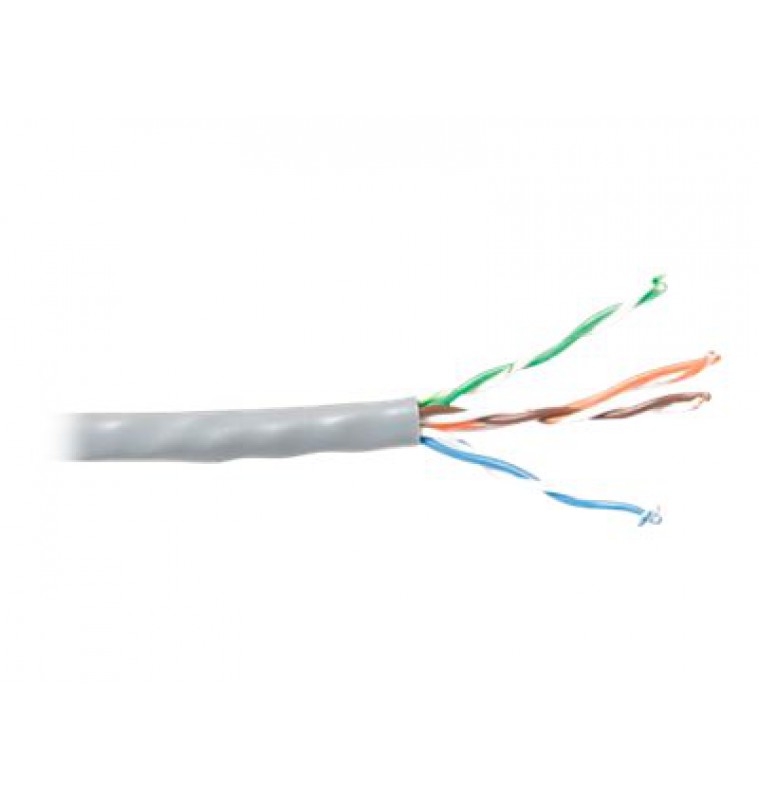 EMINENT ACT ES100H CAT5E U/UTP SOLID PVC GY 100M