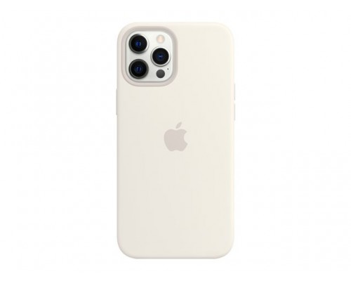 APPLE iPhone 12 Pro Max Silicone Case with MagSafe - White