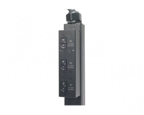APC Rack PDU Basic ZeroU 12&period;5kW 208V 30C13 6 C19 3 Cord