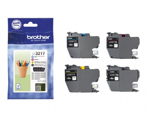 BROTHER Value Pack LC3217BK&sol;C&sol;M&sol;Y
