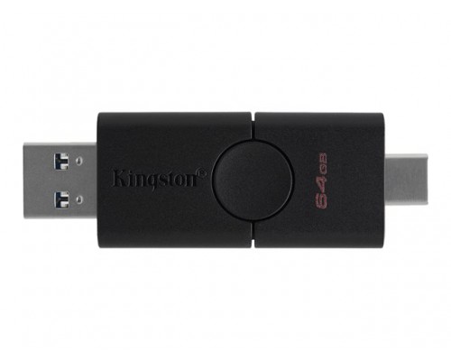 KINGSTON 64GB DataTraveler Duo USB3&period;2 Gen1 &plus; Type-C