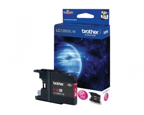 BROTHER LC-1280 inktcartridge magenta extra high capacity 1&period;200 pagina s 1-pack blister zonder alarm