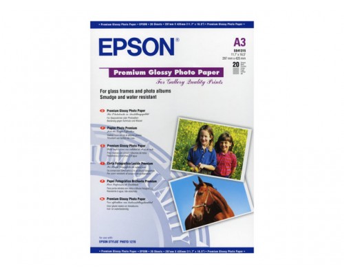 EPSON S041315 Glossy photo papier inktjet 255g&sol;m2 A3 20 sheets 1-pack