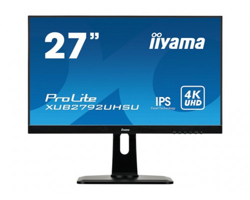 IIYAMA ProLite XUB2792UHSU-B1 27inch ULTRA SLIM LINE 3840x2160 UHD IPS DVI HDMI DisplayPort Speakers