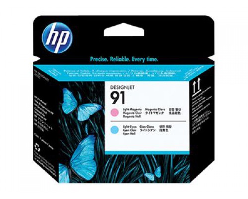 HP 91 originele printkop licht magenta en licht cyaan standard capacity 1-pack