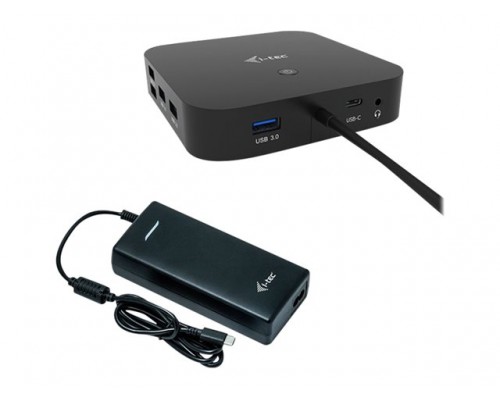 I-TEC USB-C Dual Display MST DS 2x DP 1x GLAN 3x USB 3.1 2x USB 2.0 1x USB-C-DatA 1x Audio/Mic Jack 1x 100W USB-C PD + Charger 112W