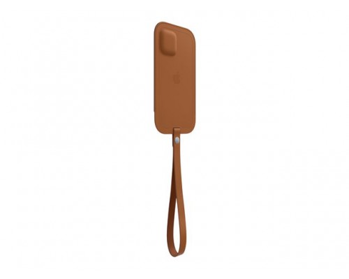 APPLE iPhone 12&sol;12 Pro Leather Sleeve with MagSafe Saddle Brown