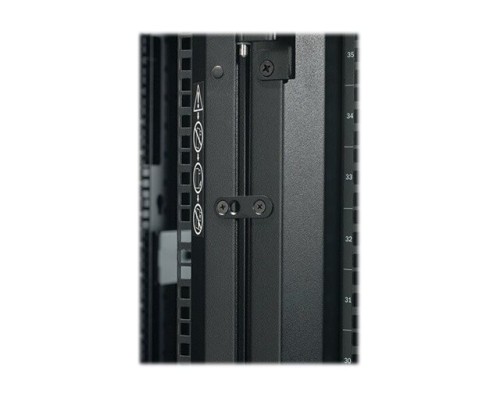 APC NetShelter SX 48U 600mm Wide x 1200mm Deep Enclosure with Roof&comma; No Doors or Sides&comma; Black