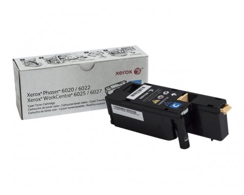 XEROX 6020&sol;6022&sol;6025&sol;6027 tonercartridge cyaan 1&period;000 paginas standaard capaciteit