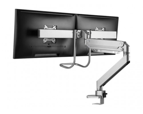 NEOMOUNTS BY NEWSTAR NM-D775DXSILVER 32inch Desk Mount desk clamp&sol;grommet