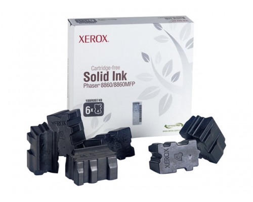 XEROX Phaser 8860&comma; 8860MFP colorstix zwart standard capacity 6 x 2&period;333 pagina s 6-pack