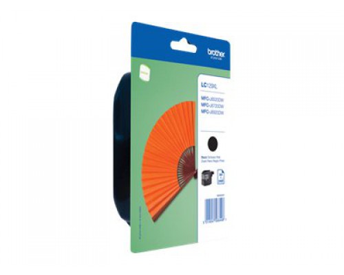BROTHER LC-129XLBKBP inktcartridge zwart extra high capacity 2&period;400 pagina s 1-pack blister zonder alarm