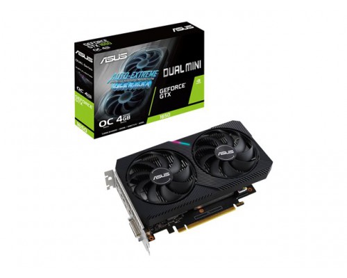 ASUS Dual GeForce GTX 1650 MINI OC edition 4GB GDDR6 VGA 1xHDMI 1xDisplayPort