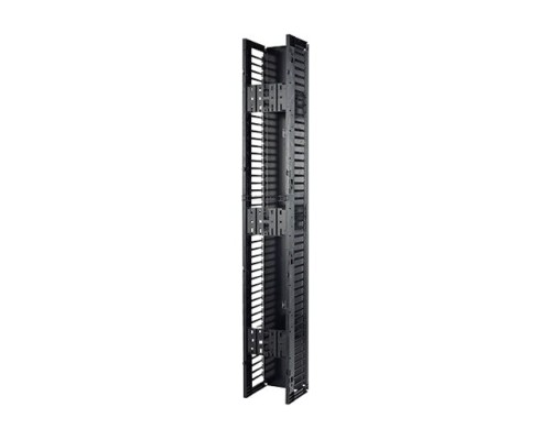 APC Valueline Vertical Cable Manager for 2 and 4 Post Racks 84inch X 12inch Single-Sided with Door